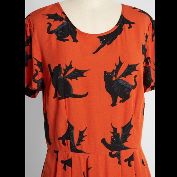 ModCloth Bats in the Cradle Dress by Dangerfield - Picture 3 of 15